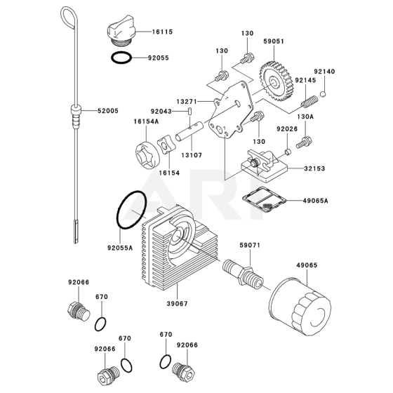 Lubrication Equipment for Kawasaki