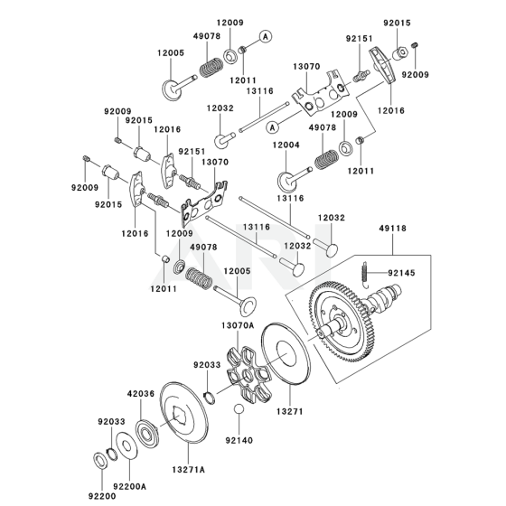 Valve/Camshaft for Kawasaki