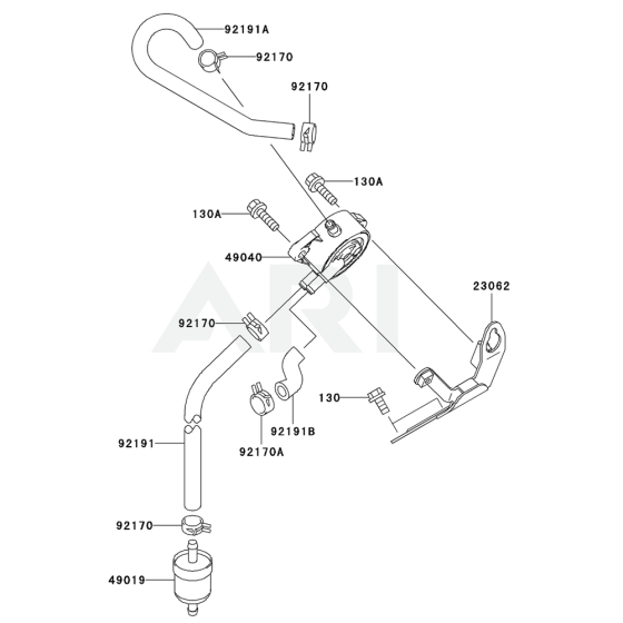 Fuel Tank & Valve for FH721D