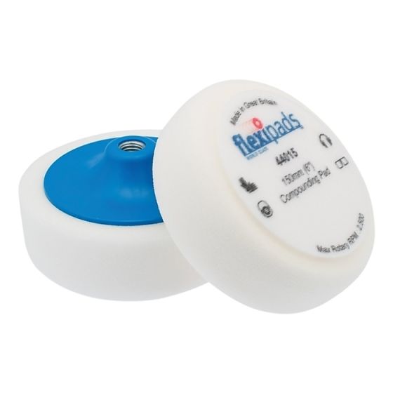 White Compounding Foam 150 x 50mm VELCRO Brand by Flexipads - 44015