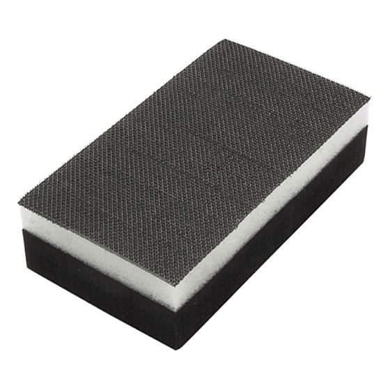 Hand Sanding Block Double Sided Medium/Soft 70 x 125mm by Flexipads - 56005