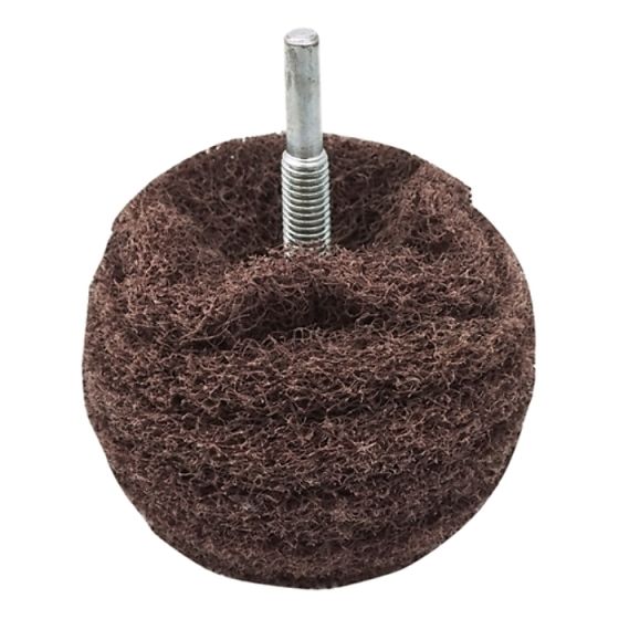 Scruff Ball 75mm / 3in Brown Coarse by Flexipads - BA310