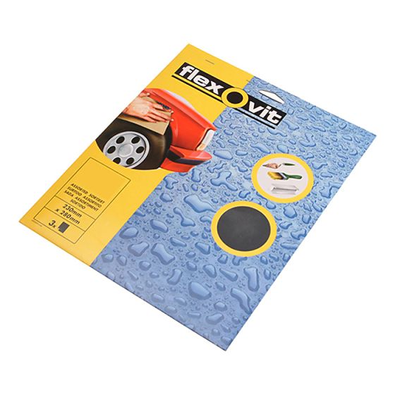 Waterproof Sanding Sheets 230 x 280mm Coarse 180g (3) by Flexovit - 63642526301