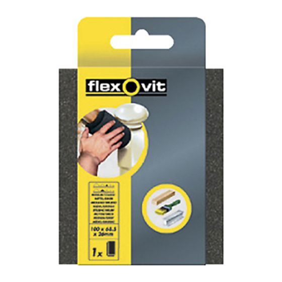 Sanding Sponges Standard Fine/Medium by Flexovit - 63642556852