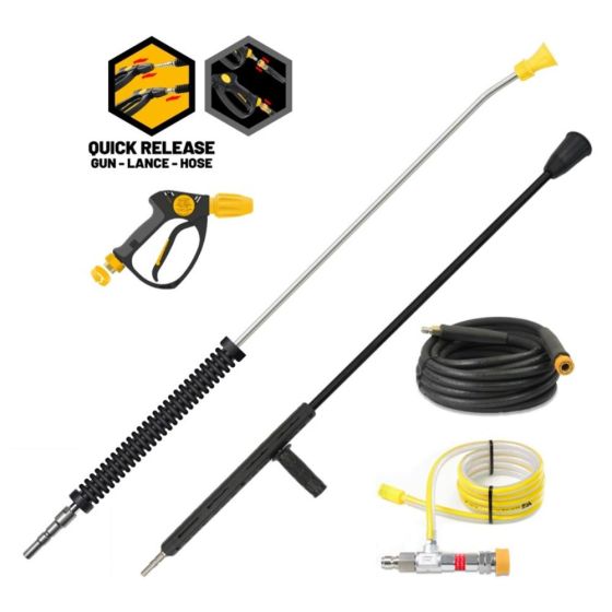 Foam Kit - V-Tuf Red Opti V1 - Msq Fittings - V-TUF Pressure Washer Parts - FOAMV1-MSQ