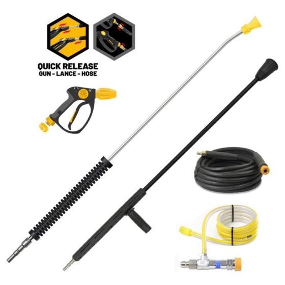 Foam Kit - V-Tuf Blue Opti V2 - Msq Fittings - V-TUF Pressure Washer Parts - FOAMV2-MSQ