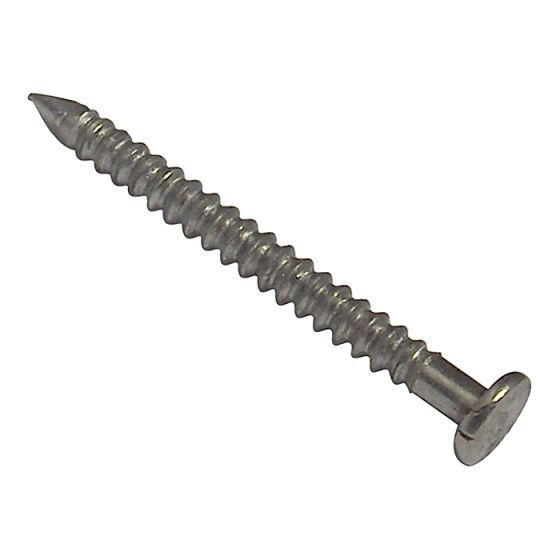 Annular Ring Shank Nail Bright Finish 25mm Bag Weight 500g by Forgefix - 500NLAR25B