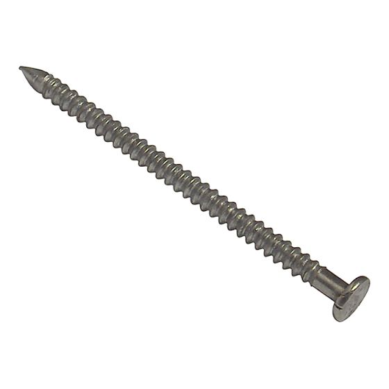 Annular Ring Shank Nail Bright Finish 40mm Bag Weight 500g by Forgefix - 500NLAR40B