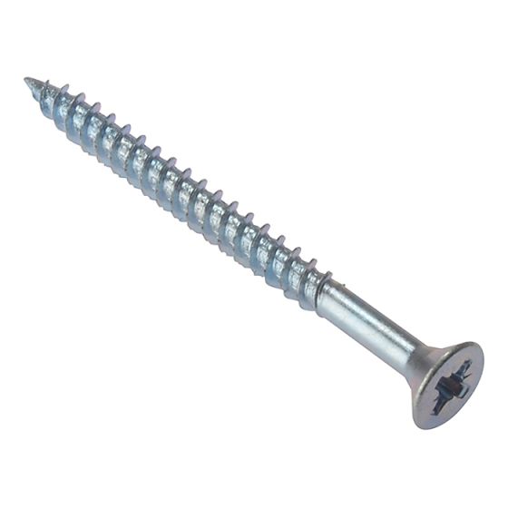 General Purpose Pozi Screw CSK TT ZP 1.1/2in x 8 Box 200 by Forgefix - CSK1128ZP