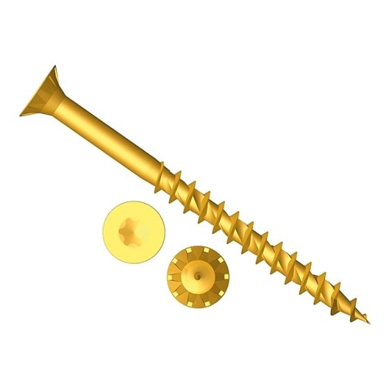 ForgeFast Torx Compatible Elite Performance Wood Screw ZY 3.0 x 30mm Box 200 by Forgefix - FFT330Y