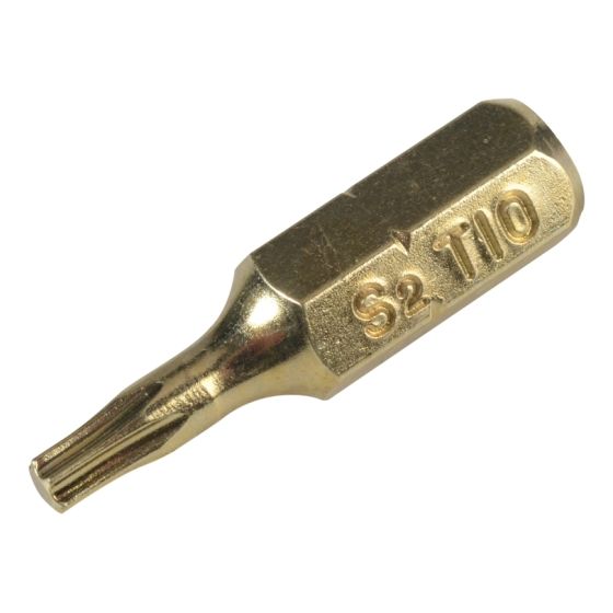 Torx Compatible Bits T10 x 25mm 10 Pieces by Forgefix - FM10TX10