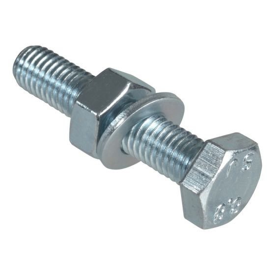 High Tensile Set Screw ZP M10 x 50mm Forge Pack 2 by Forgefix - FPHBN1050