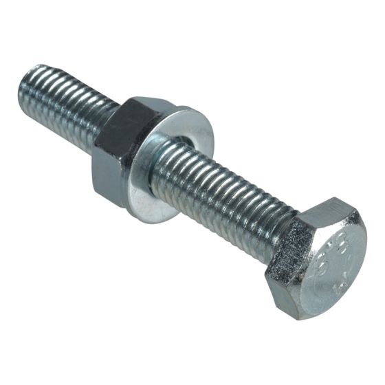 High Tensile Set Screw ZP M10 x 60mm Forge Pack 2 by Forgefix - FPHBN1060