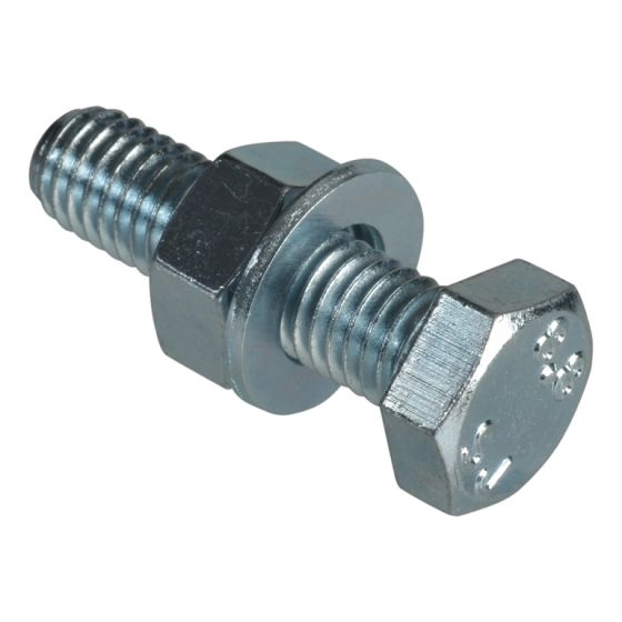 High Tensile Set Screw ZP M8 x 30mm Forge Pack 6 by Forgefix - FPHBN830