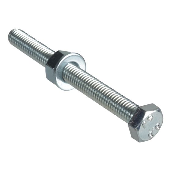 High Tensile Set Screw ZP M8 x 80mm Forge Pack 2 by Forgefix - FPHBN880