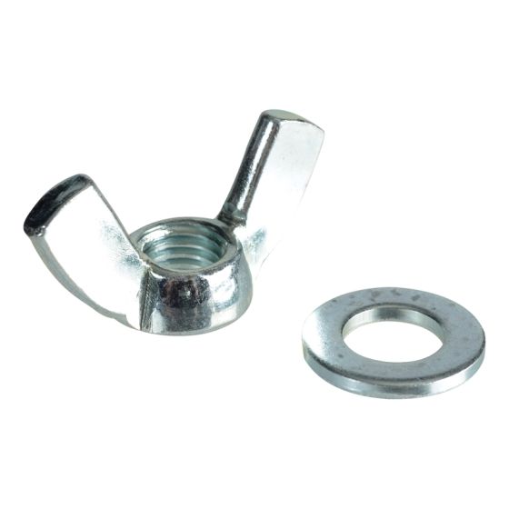 Wing Nut & Washers ZP M12 Forge Pack 4 by Forgefix - FPWING12