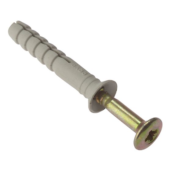 Hammer Fixing & Plug M6 x 60mm Bag 10 by Forgefix - 10HF660