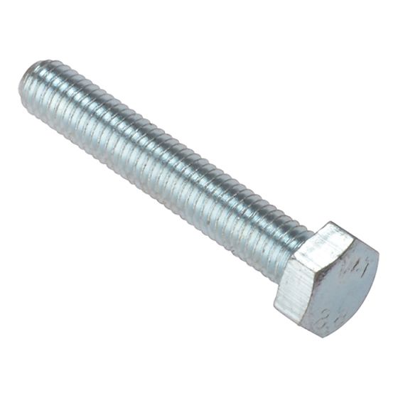M6 x 50mm Forgefix Zinc Plated 8.8 HT DIN 933 Setscrews 10 Pack