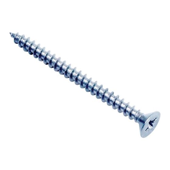 Multi-Purpose Pozi Screw CSK ST ZP 4 x 30mm Box 200 by Forgefix - MPS430ZP