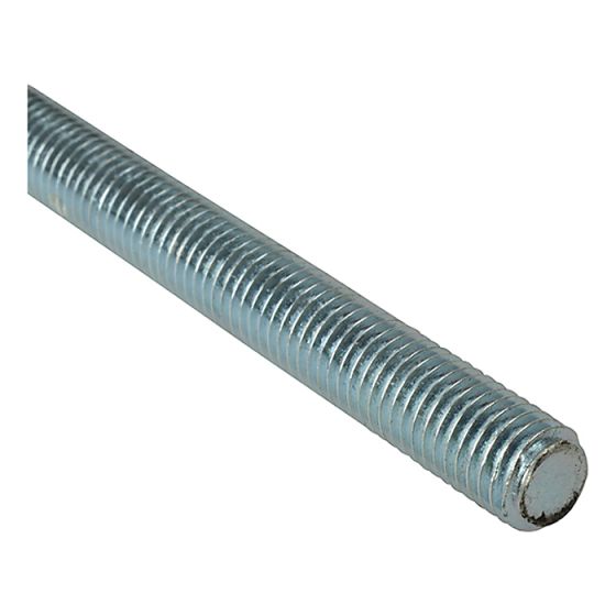 Threaded Rod Zinc Plated M12 x 1m Single by Forgefix - ROD12