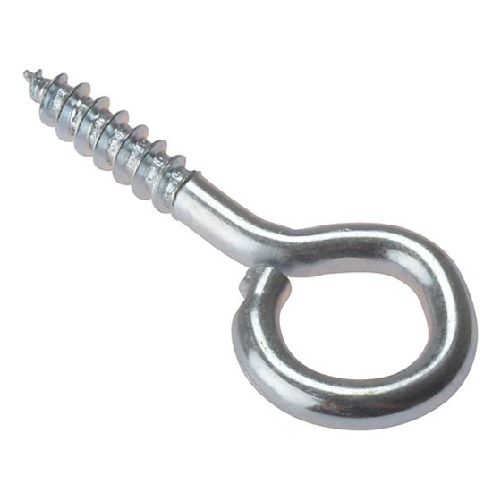 Screw Eyes ZP 75 x 18g Bag 10 by Forgefix - 10SE7518