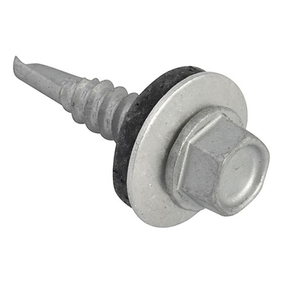 TechFast Hex Head Roofing Screw Self-Drill Light Section 5.5 x 25mm Pack 100 by Forgefix - TFHL5525