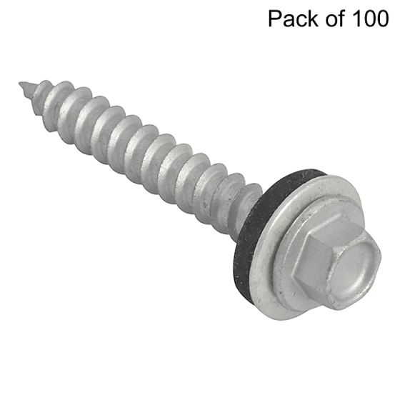Hex Slash Metric Timberscrew, Size: 6.3 x 32mm - Pack of 100