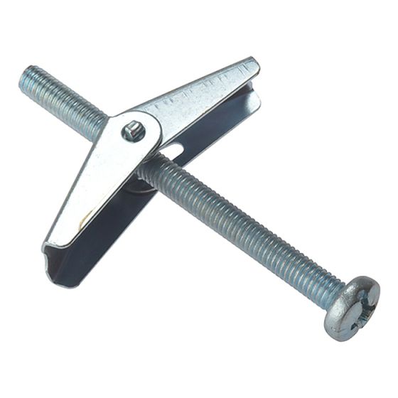 Plasterboard Spring Toggle M5 x 50mm Bag 10 by Forgefix - 10TOG550
