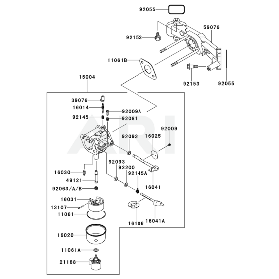 Carburettor for Kawasaki FR541V