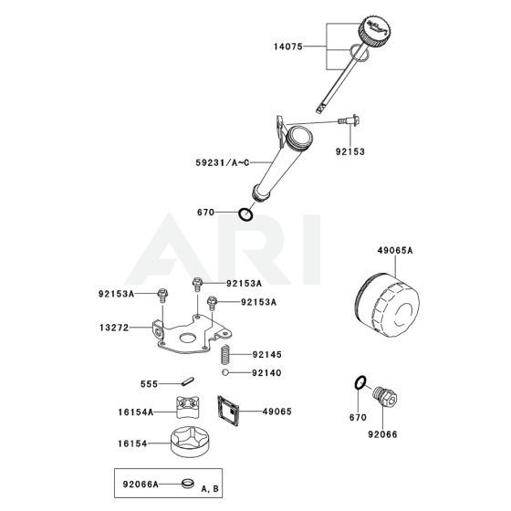 Piston & Crankshaft for FR730V