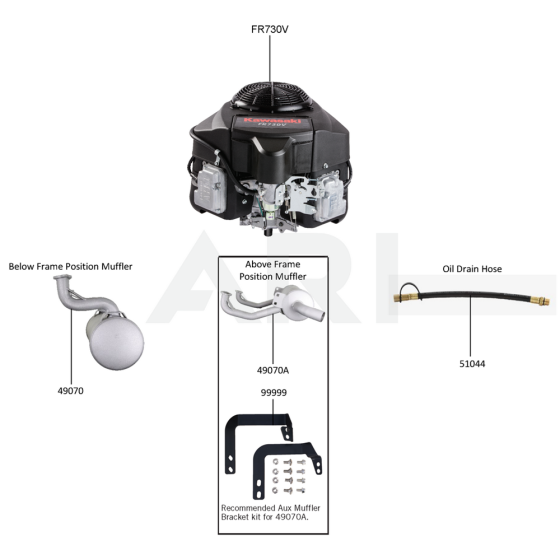 Kawasaki FR730V Engine Parts
