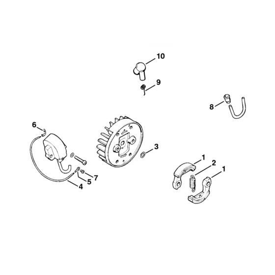 Stihl FS160 FS180 Ignition Parts