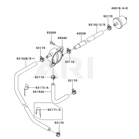 Fuel Tank & Valve for FS481V