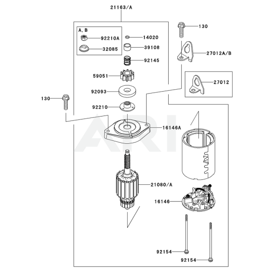 Starter for Kawasaki FS541V