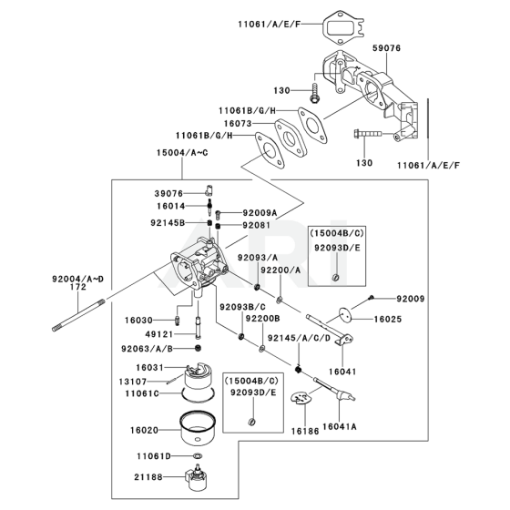 Kawasaki FS541V Carburettor