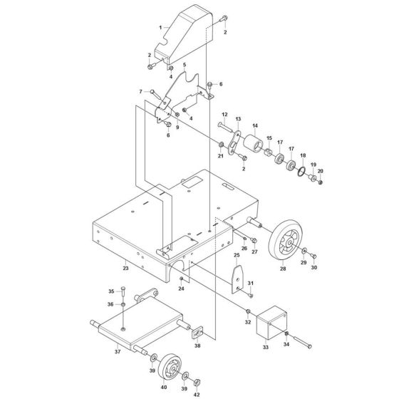 Base Plate for Husqvarna FS600 E