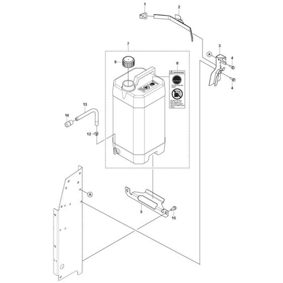 Tank Assembly for FS600 E