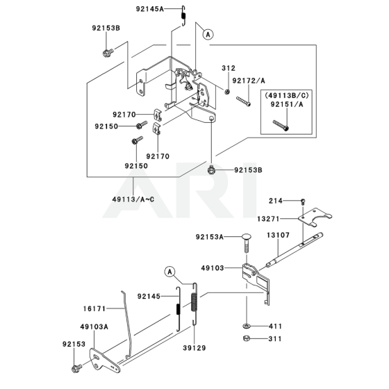 Kawasaki FS651V Control Equipment
