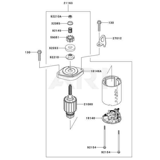 Starter for Kawasaki FS691V