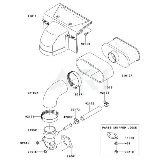 Air Filter/Muffler for FS730V