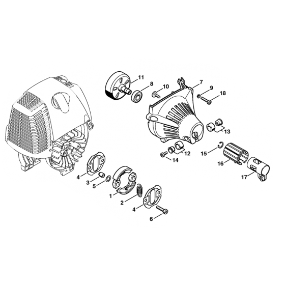 Clutch Fan Housing for Stihl FS90