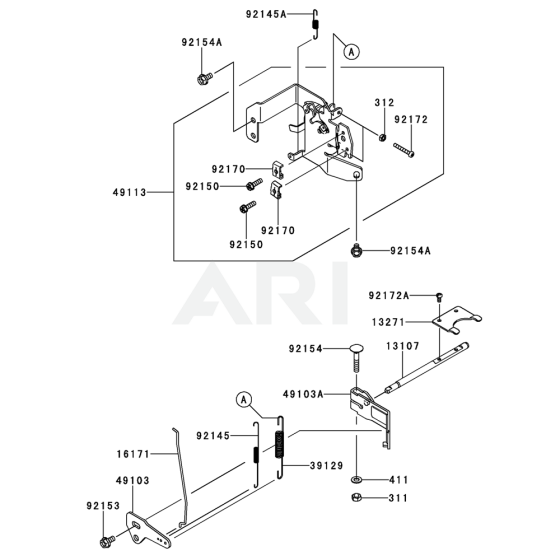 Kawasaki FT691V Control Equipment