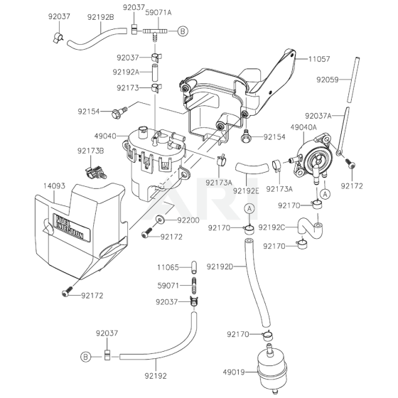 Fuel Tank & Valve for FT730V