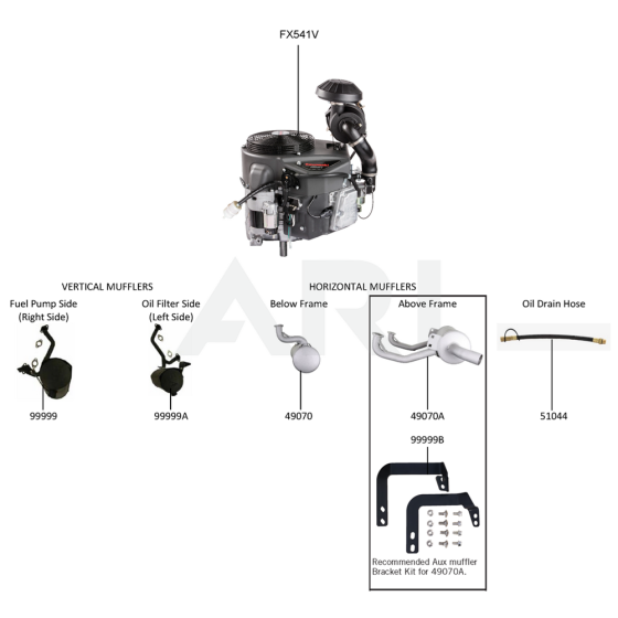 Kawasaki FX541V Engine Parts