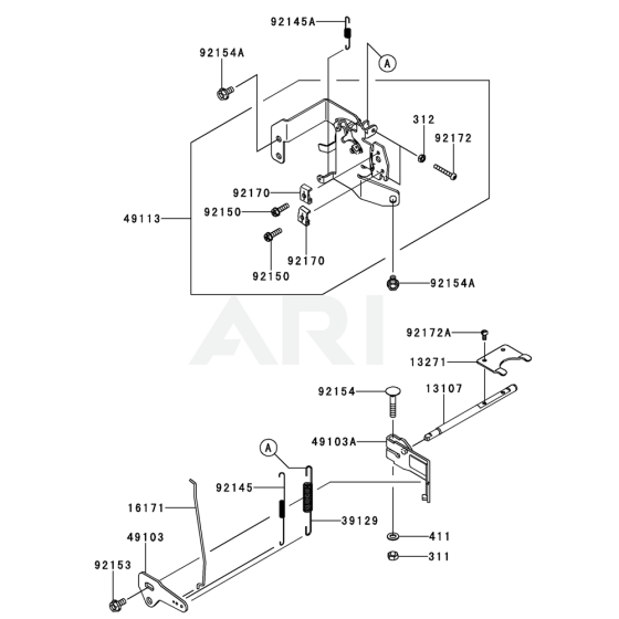 Kawasaki FX730V Control Equipment
