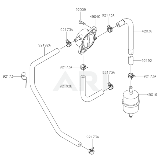 Fuel Tank & Valve for FX730V