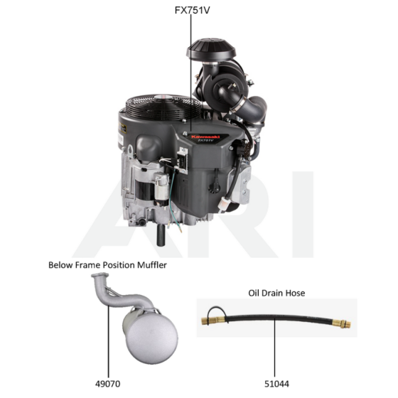 Kawasaki FX751V Engine Parts
