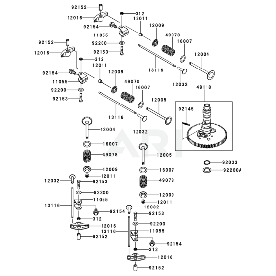 Valve/Camshaft Kawasaki FX850V