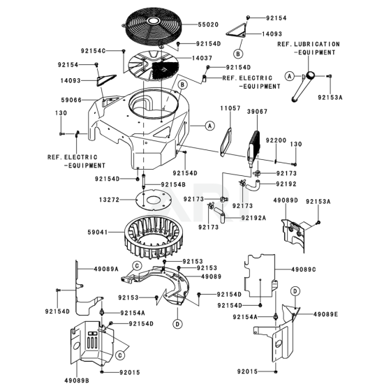 Cooling Equipment for Kawasaki FX850V