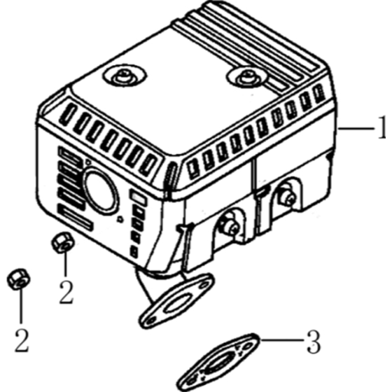 Muffler Assembly for Loncin G160F